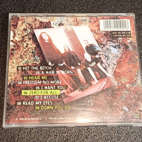 Zero Tolerance Zero For All CD used, 1996 industrial metal