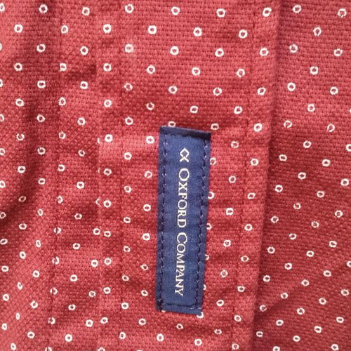 Oxford Company red shirt like new, size L