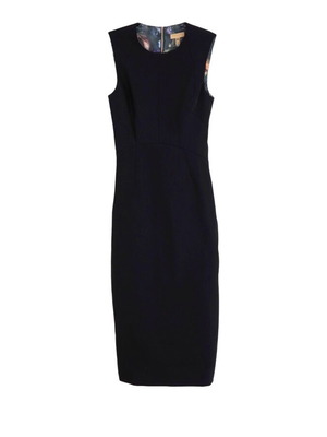 Φόρεμα Ted Baker καινούριο midi μαύρο με φερμουάρ στην πλάτη