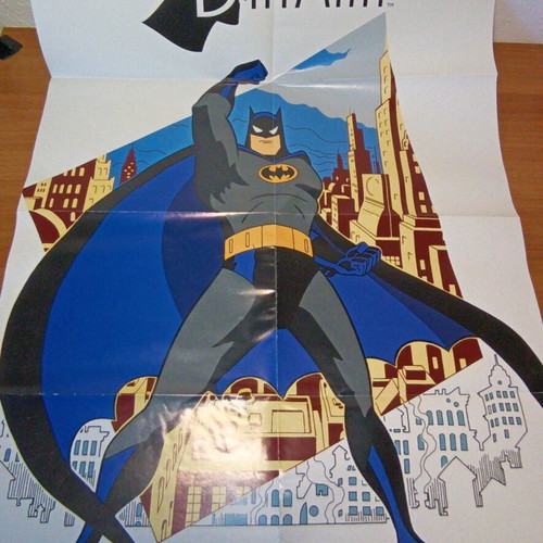 Batman poster used, vintage