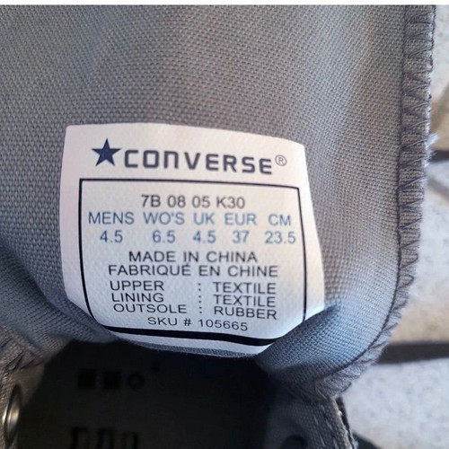 All Star Converse 37 athletic shoes new, two-tone