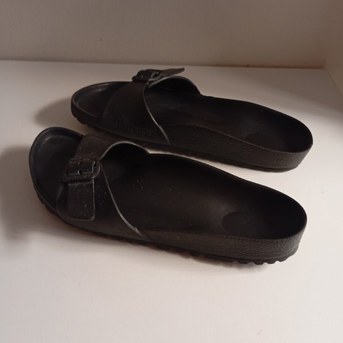 Birkenstock women's sandals size 38 used, black