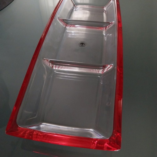 Serving platter with compartments new for nuts