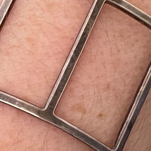 Ιταλικό ασημένιο βραχιόλι βιντάζ 925 Art Deco σαν καινούργιο