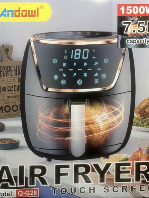 Air fryer Andowl Q-G28 καινούργιο, χωρητικότητα 7,5 λίτρα, 1500 W