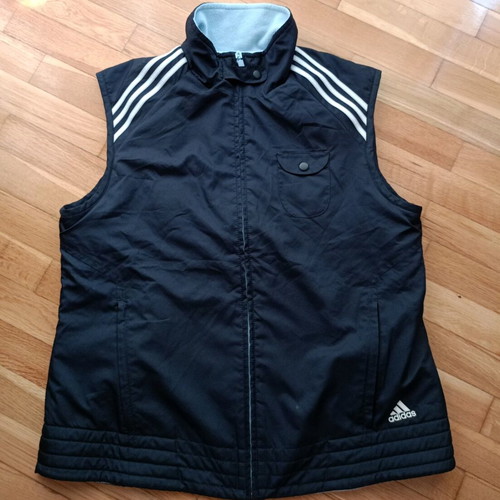 Adidas ClimaWarm reversible fleece and windproof vest used
