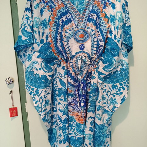 Summer Beach Dress One Size in Blue and Turquoise Shades new