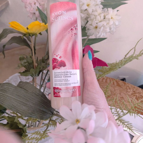 Avon Senses Irresistible Frappuccino Swirl creamy body shower gel new 500ml