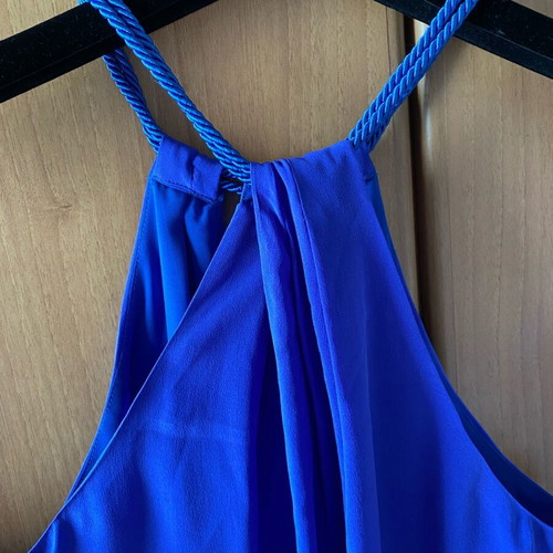Lola cocktail dress blue new, size L