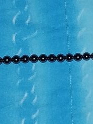Hematite necklace like new, black, stress protection