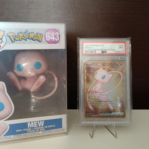 Mew ex (MEW 205) UPC promo gold PSA 9 like new
