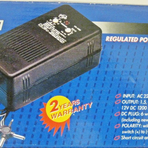 Orbit VR-1200 regulated power supply new