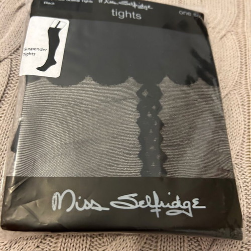 Miss selfidgre TIGHTS, made in Italy, ONE SIZE, black color.