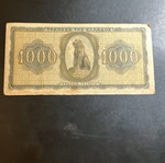 1000 Drachmae 1942 used