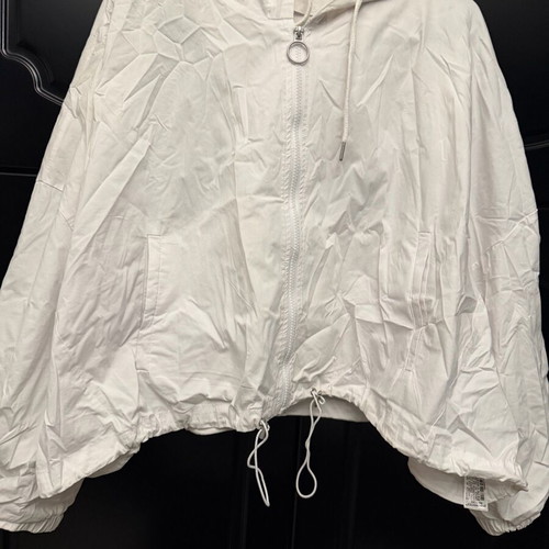 Star Wars Zara windbreaker jacket like new, oversized balloon sleeves, white, XL