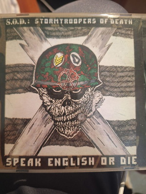 S.O.D. Speak English Or Die CD, VG+ δίσκος και NM ένθετο