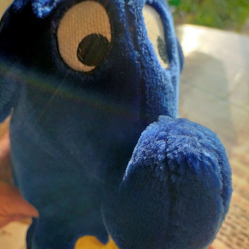 Blue elephant plush toy