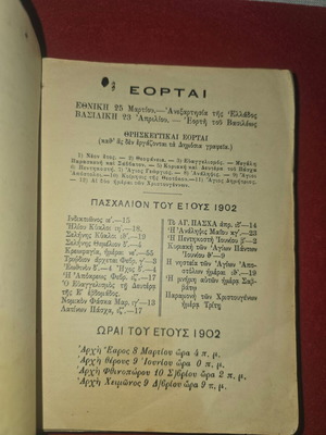 Egyptian Diary 1902 used, many pages