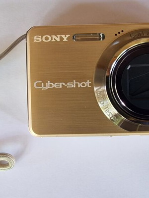 Sony Cyber-shot DSC-W170 Gold 10.1MP Compact Digital Camera like new with 2GB memory card