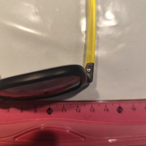 Decathlon children's sunglasses, black and yellow, 13cm
