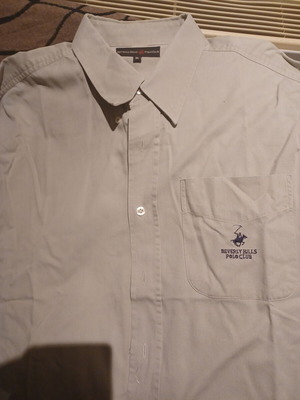 Beverly Hills Polo Club men's shirt XL used, beige, regular fit