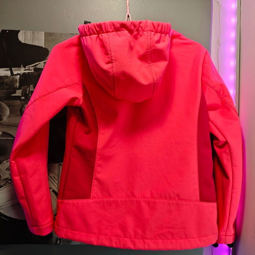 CMP Softshell Fleece Jacket for Girls 12 Years Like New, Coral Pink