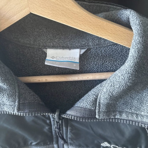 Columbia fleece men jacket size S new, gray