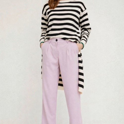 Answear Lab pants like new, straight cut, pink-lilac, size L