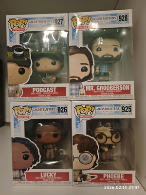 Funko Pop Ghostbusters Afterlife ολοκαίνουργιο σετ 4 τεμαχίων 925 926 927 928 γνήσια