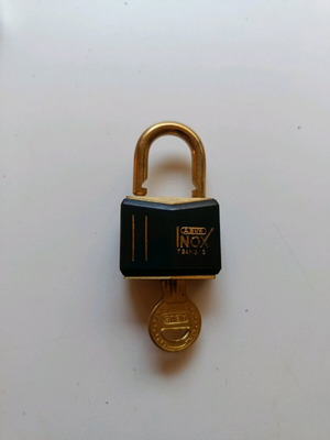 Λουκέτο Abus Inox vintage με κλειδί σαν καινούργιο