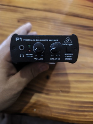 Behringer Powerplay P1 ενισχυτής ακουστικών in ear σαν καινούργιο