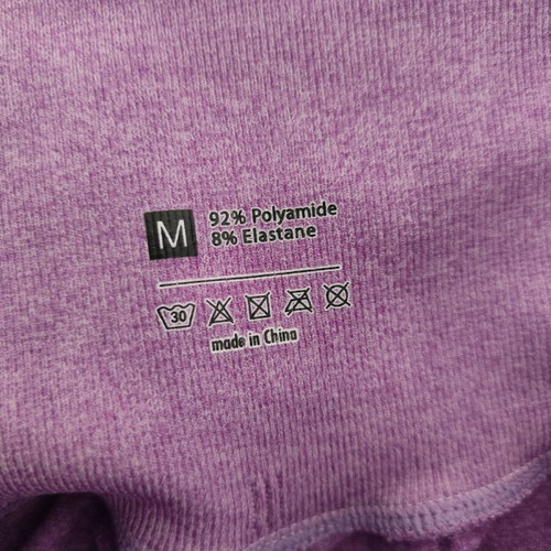Shein purple seamless leggings like new, medium size