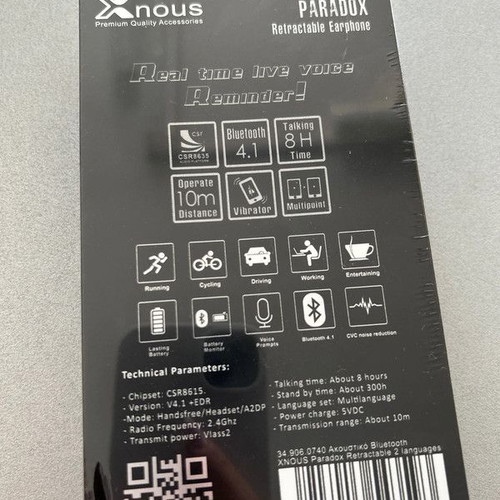 Bluetooth headset new with 8-hour battery and vibration