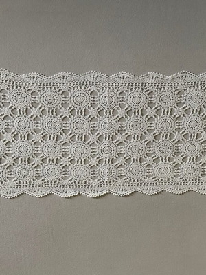 Handmade crocheted table runner like new