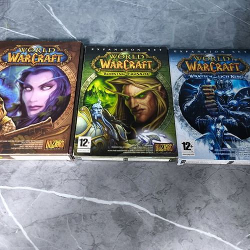 Warcraft collectible games pack of 3, like new, PC