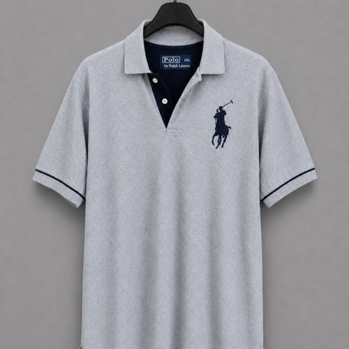 Polo Ralph Lauren Big Pony men's polo shirt grey XXL like new