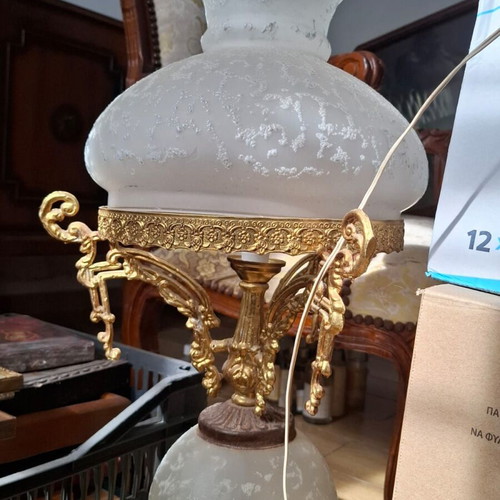 Vintage antique lamp used