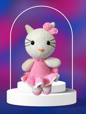 Πλεκτή Hello Kitty 50 εκ νέα