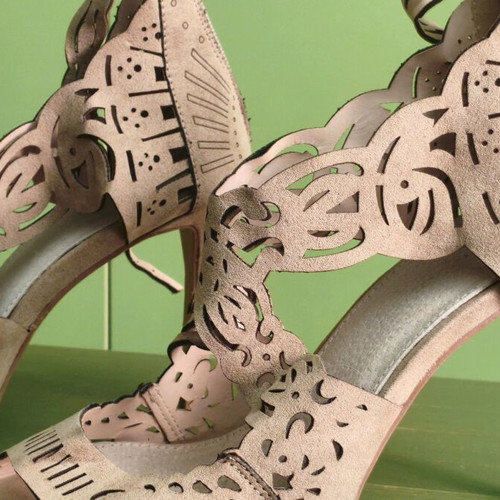 Envie Shoes sandals used, beige, size 41, 11 cm heel