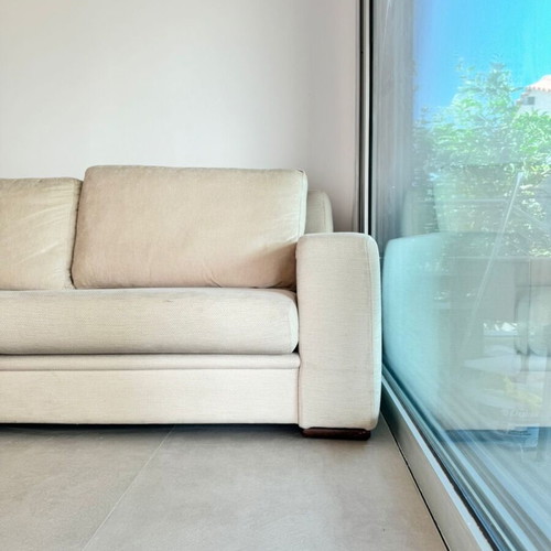 Sofa used with wooden legs