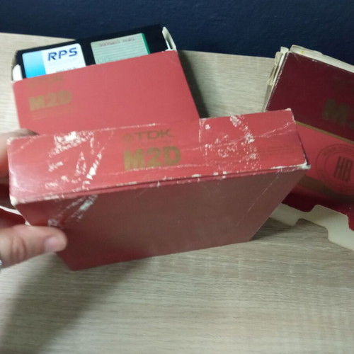 Vintage floppy disks used, pack of 28, 80s