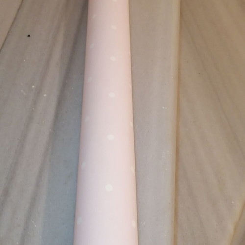 Wallpaper roll like new, pink, 0.58 m wide