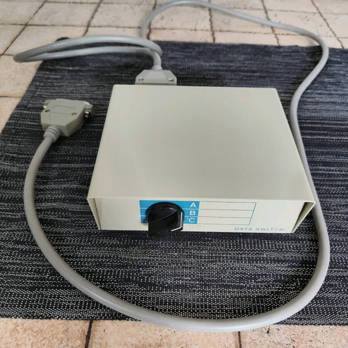 Data Switch Box A-B-C vintage new