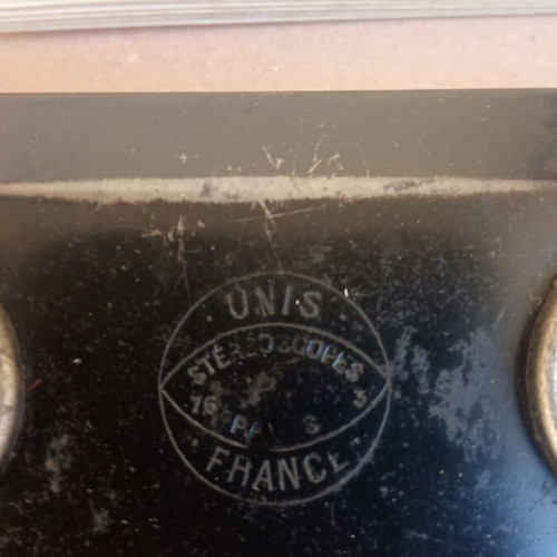 French stereoscope 1930 used with 50 cards