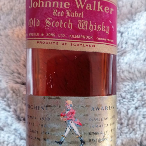 Johnnie Walker Red Label old bottling 1950s–60s new