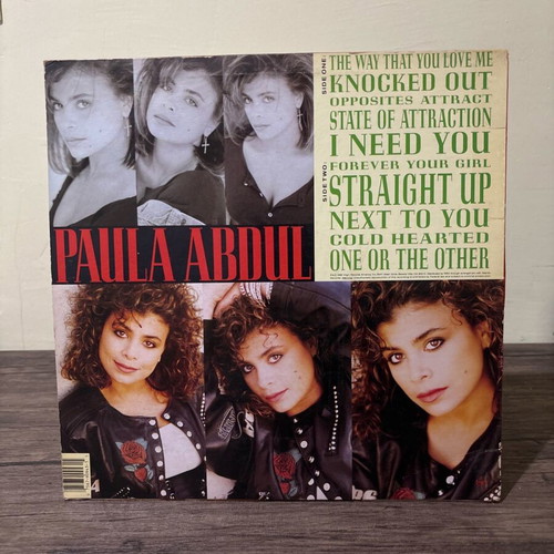 Paula Abdul vinyl record used, pop, 1988 USA edition