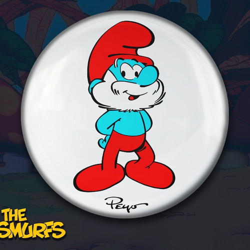 Smurfs Pin Set Classic 1984 Edition, 10 Pieces, New