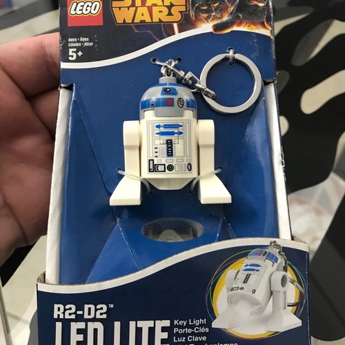 R2-D2 LED Lite Star Wars keyring used