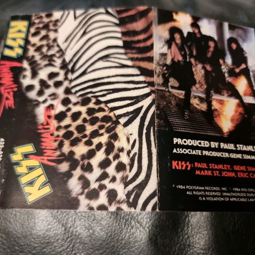 KISS Animalize cassette used, rock