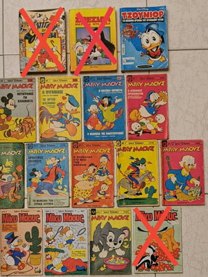 Lot Mickey Mouse and Disney comics like new